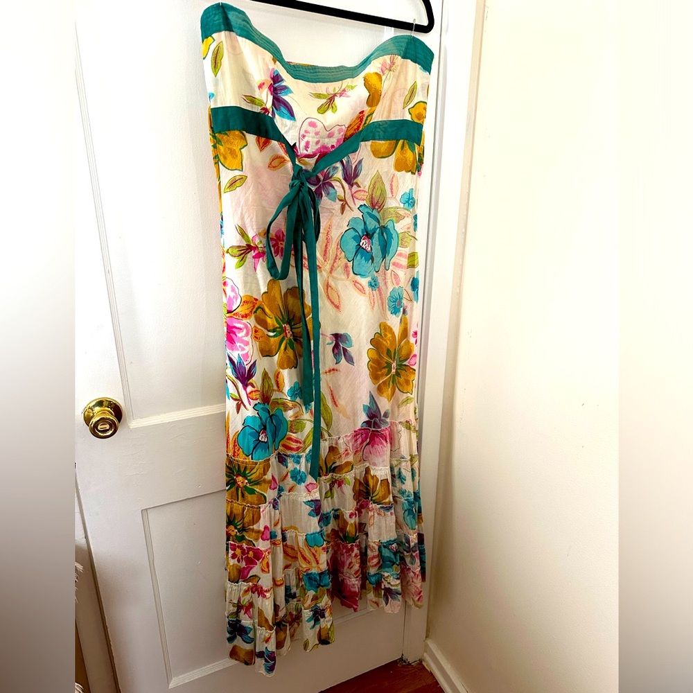 Revital Exotic Maxi Strapless Dress!